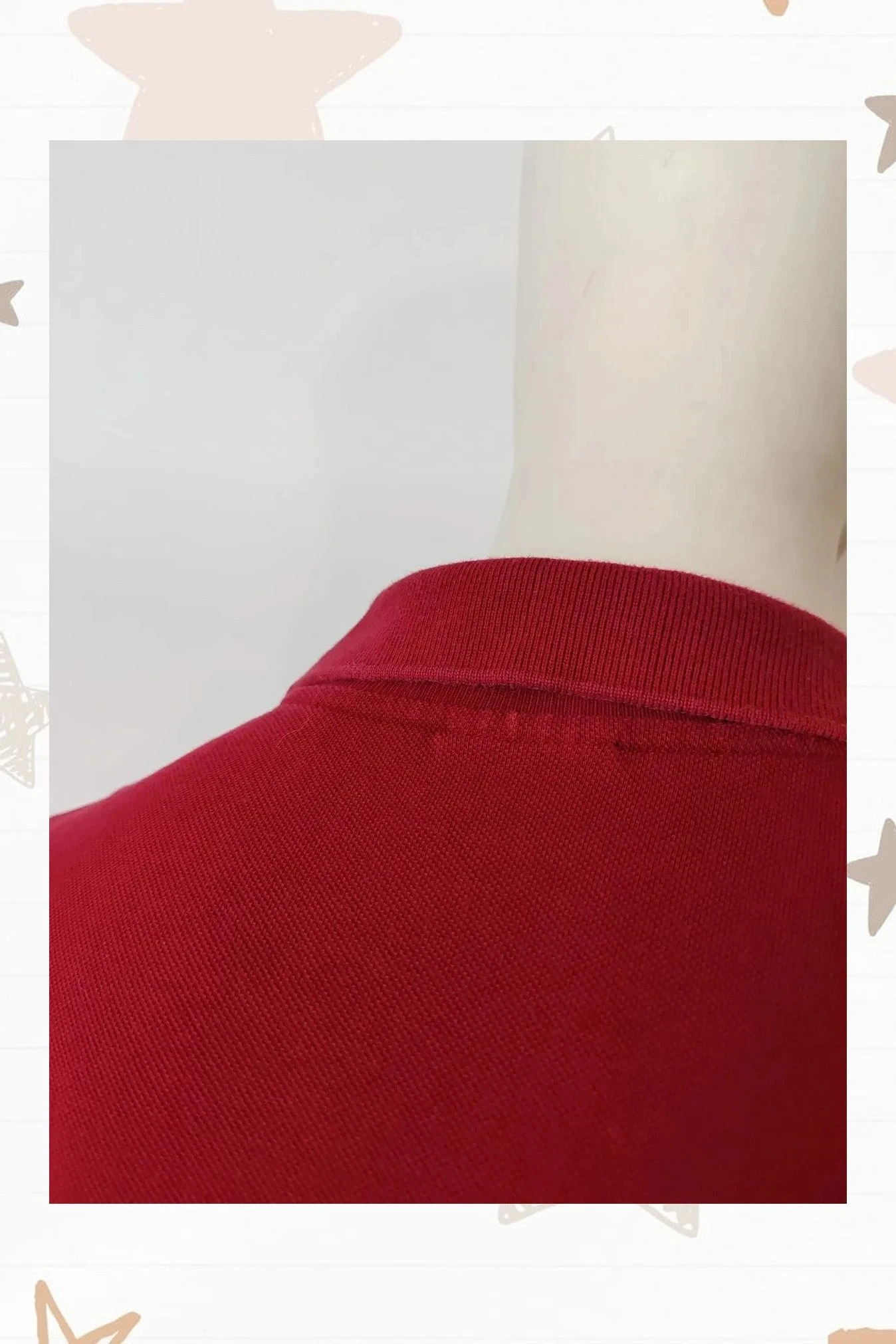 Polo Lacoste granate/bordô – photo 4